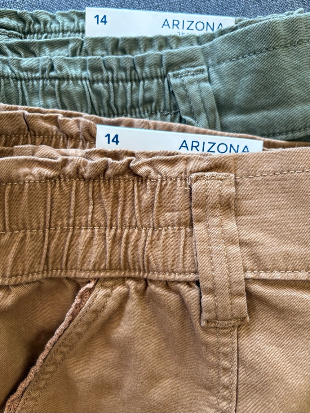 NWT Arizona Jean Co High-Rise Pull-On Shorts Set (2 Pairs) - Women’s Size 14 - Picture 6 of 7